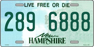 NH license plate 2896888