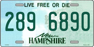 NH license plate 2896890