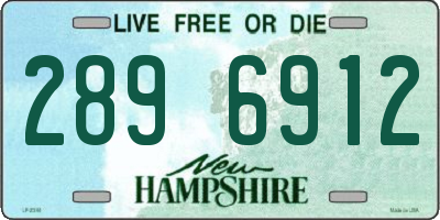 NH license plate 2896912