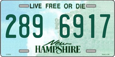 NH license plate 2896917