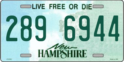 NH license plate 2896944