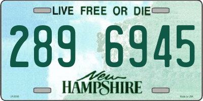 NH license plate 2896945