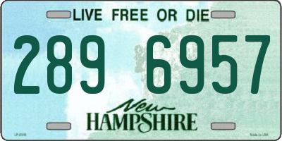 NH license plate 2896957