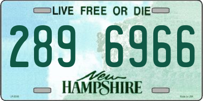 NH license plate 2896966