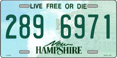 NH license plate 2896971