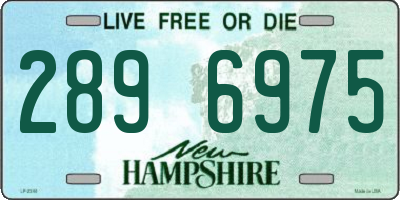 NH license plate 2896975