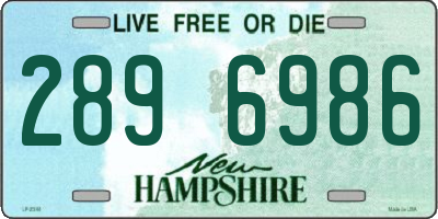 NH license plate 2896986