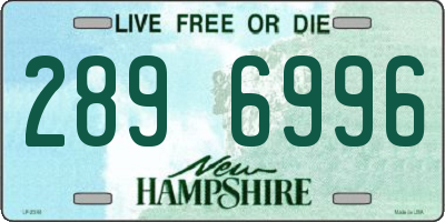 NH license plate 2896996