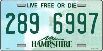 NH license plate 2896997