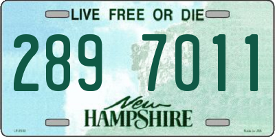 NH license plate 2897011