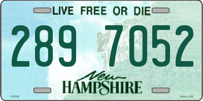 NH license plate 2897052