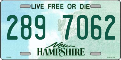 NH license plate 2897062