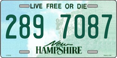 NH license plate 2897087