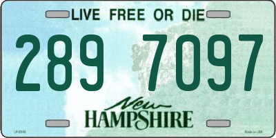 NH license plate 2897097