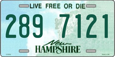 NH license plate 2897121