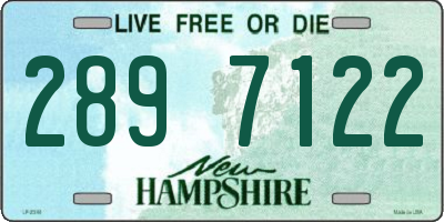 NH license plate 2897122