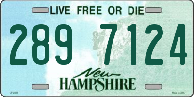 NH license plate 2897124