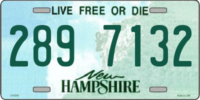 NH license plate 2897132