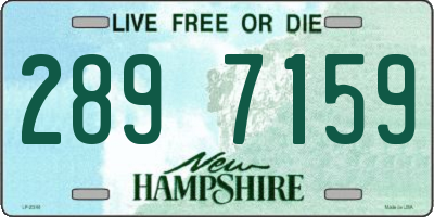 NH license plate 2897159