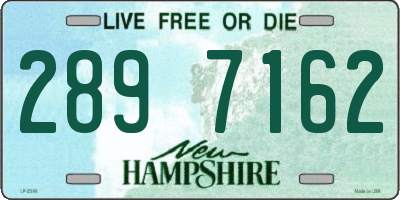 NH license plate 2897162