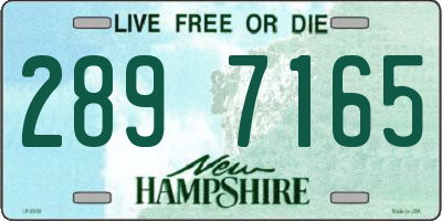 NH license plate 2897165