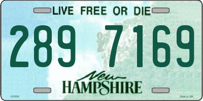 NH license plate 2897169