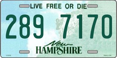NH license plate 2897170