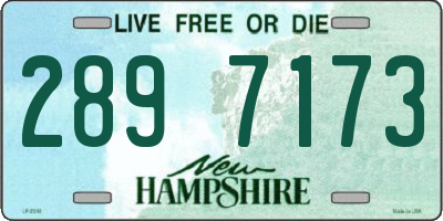 NH license plate 2897173