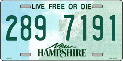 NH license plate 2897191