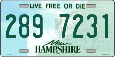 NH license plate 2897231