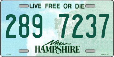 NH license plate 2897237