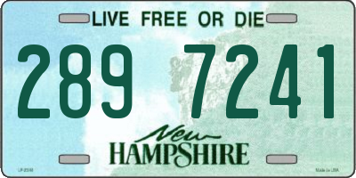NH license plate 2897241