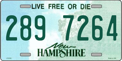 NH license plate 2897264