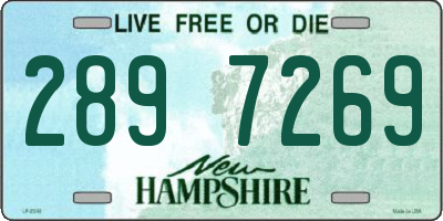 NH license plate 2897269