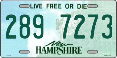 NH license plate 2897273