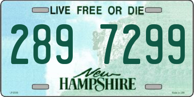 NH license plate 2897299