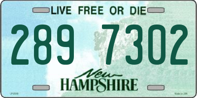 NH license plate 2897302
