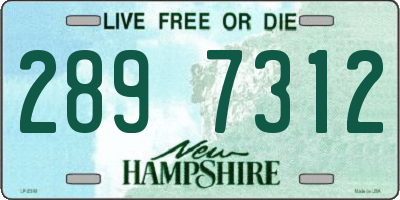 NH license plate 2897312