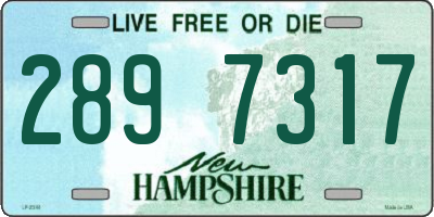 NH license plate 2897317