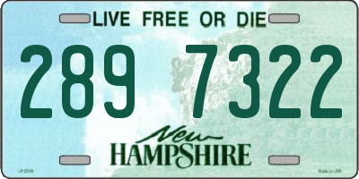 NH license plate 2897322