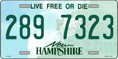 NH license plate 2897323