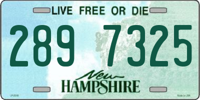 NH license plate 2897325