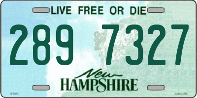 NH license plate 2897327