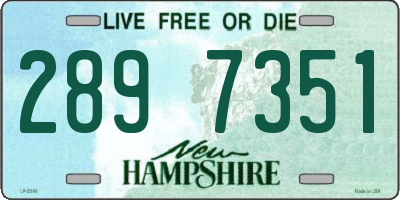 NH license plate 2897351