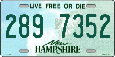 NH license plate 2897352