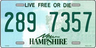 NH license plate 2897357