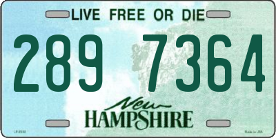 NH license plate 2897364