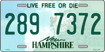 NH license plate 2897372