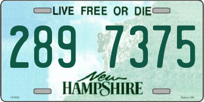 NH license plate 2897375
