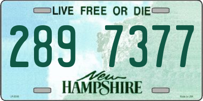 NH license plate 2897377